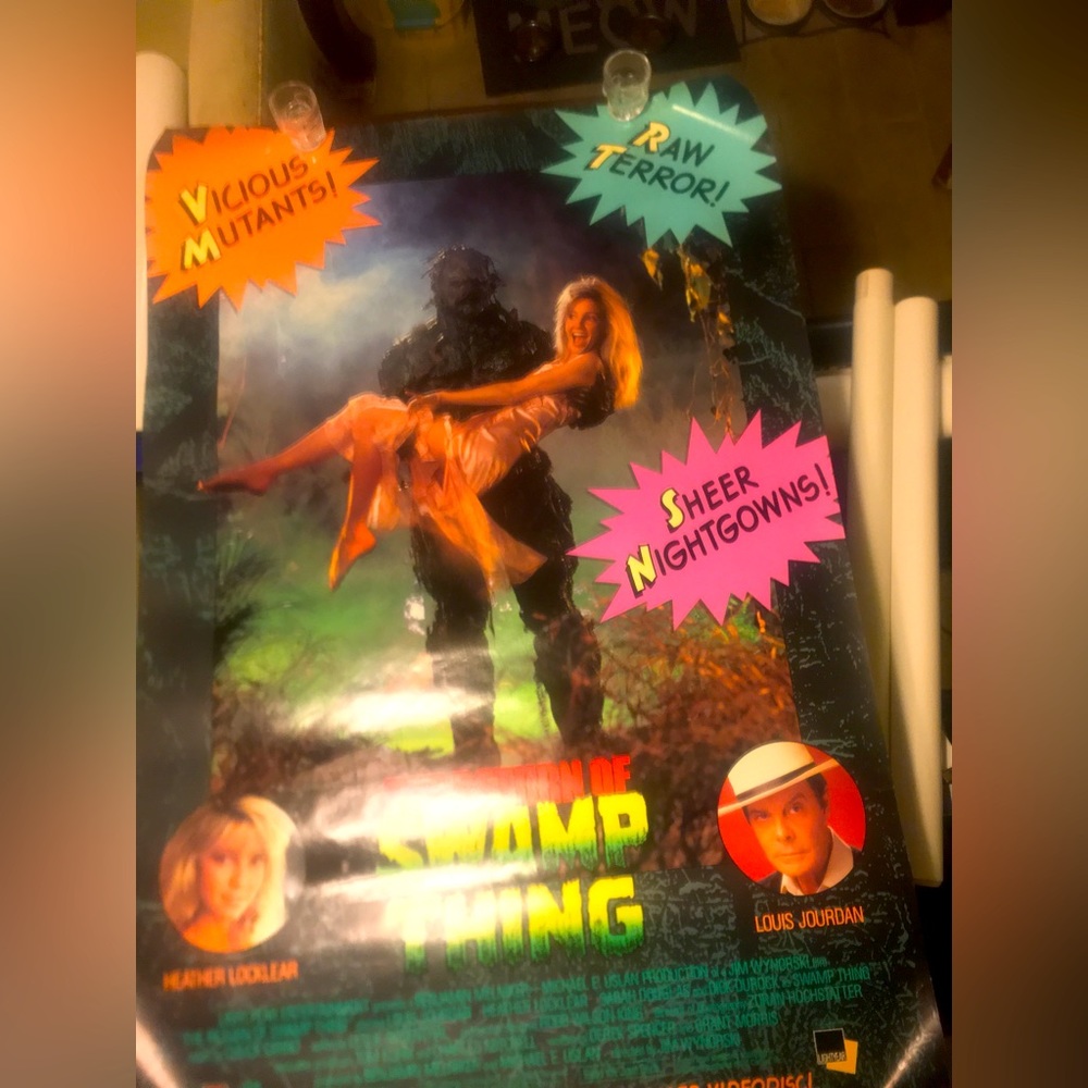 Original Vintage The Return Of the Swamp Thing Movie Poster